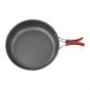 Compact Aluminum Alloy NonStick Frying Pan with Folding Handle, Portable Design Includes Mesh Bag for Storage, Suitable for Outdoor Cooking view 2