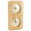 AMONIDA Wooden Sauna Hygrothermograph, Sauna Thermometer and Hygrometer with Wall Mounted Design, 0 to 120 Celsius 0 to 100 Humidity for Indoor Room view 3