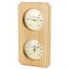AMONIDA Wooden Sauna Hygrothermograph, Sauna Thermometer and Hygrometer with Wall Mounted Design, 0 to 120 Celsius 0 to 100 Humidity for Indoor Room view 4