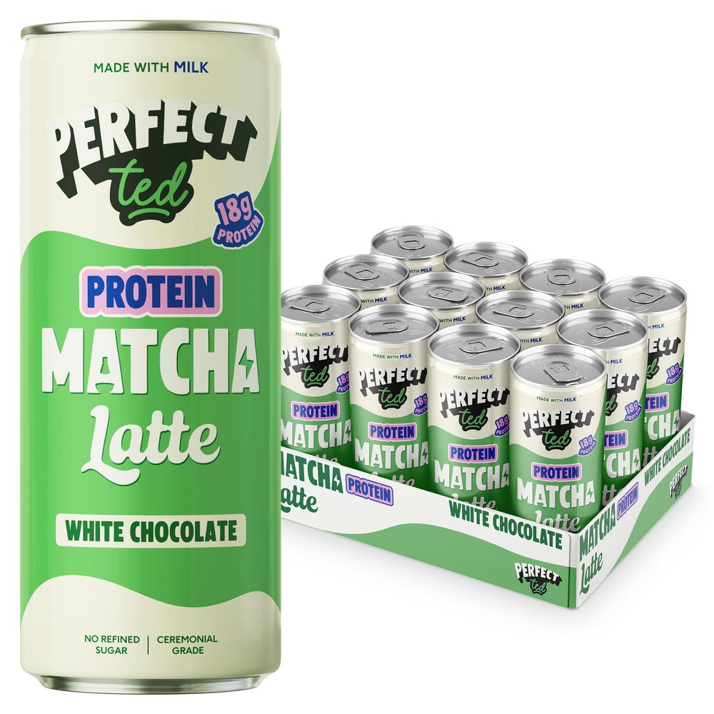 PerfectTed Protein Matcha Latte White Chocolate | 18g Protein | 12 x 250ml