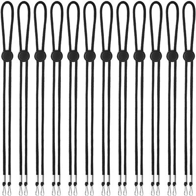 Adjustable Face Mask Lanyard with Clips Comfortable Holder Strap Ear Saver Hat Glasses Neck Facemask Necklace for Women Men