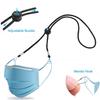 Adjustable Face Mask Lanyard with Clips Comfortable Holder Strap Ear Saver Hat Glasses Neck Facemask Necklace for Women Men view 3