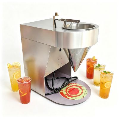 MINEYCHCEY Commercial Popping Boba Making Machine 50kg/h, Automatic Tapioca Pearl Maker with Adjustable Size & Speed,Juice Ball Maker for Bubble Tea Shop, Smoothies, Frozens Yogurt, Dessert Topping
