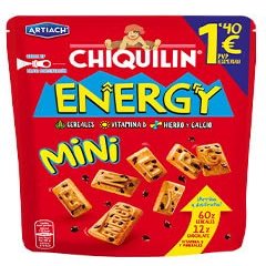 Miniature High-Energy Cereal Biscuits - Vitamin Enriched Kids Lunchbox Snacks - 8-Unit Pack