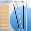 Ceramic Infrared Sauna Heater Tube, 350W Portable Heating Element for Home Spa, Hotel, Swimming Pool, Includes Guard view 3