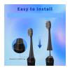10pcs Replacement Toothbrush Heads,Compatible for BurstAdult Electric Toothbrush for Seago S9 S1 S6 S8 S21 S26 S28 SG540 SG860(Black 10pcs) view 4