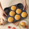 Advokingtap Silicone 8 Hole Bun for Hamburger Buns, Baking Pan Made of Compliant Silicone, Heat Resistant and Dishwasher Safe for Daily Use view 4