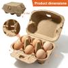 40 Pack Half Dozen Egg Cartons Bulk 6 Count Cardboard Crates, Chicken Basket, Duck Trays, Empty & Cheap Egg Cartons Cheap Bulk view 2