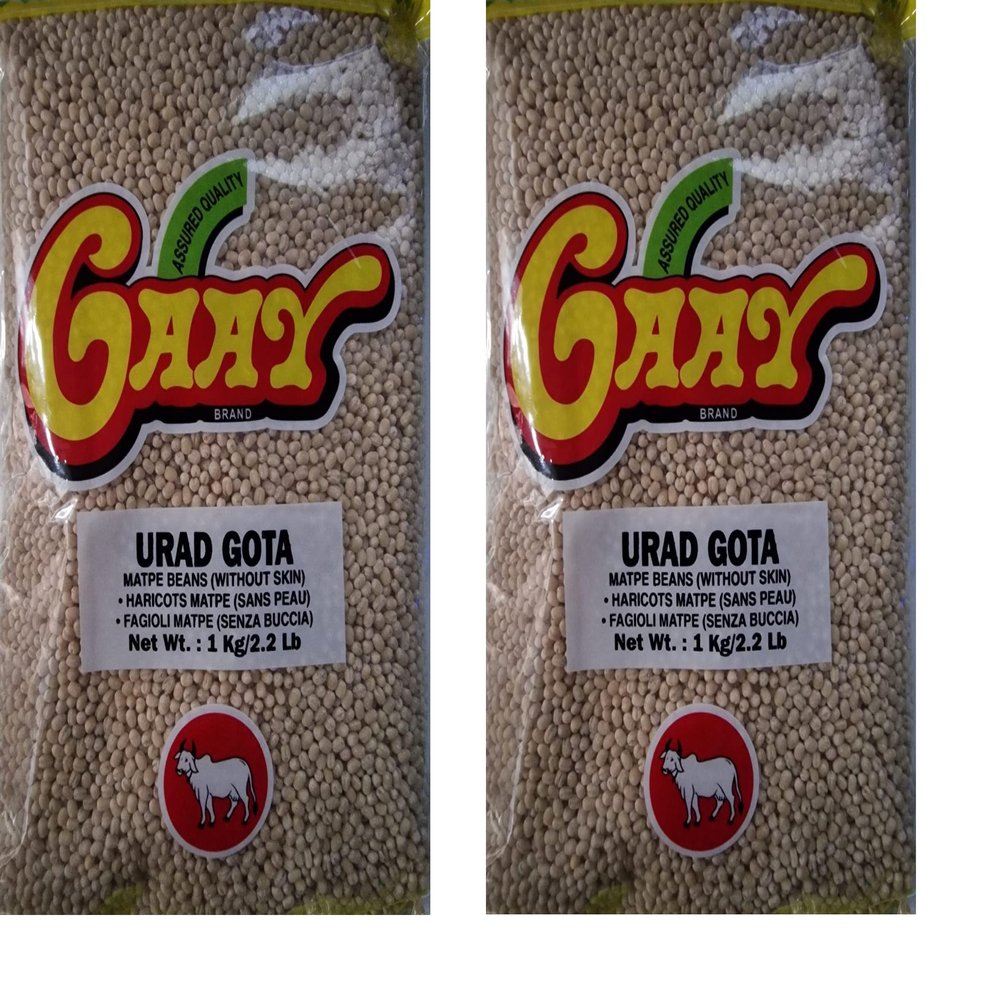 Gaay Urad Gota 1kg Whole Black Gram (Whole Urad Dal) | Indian Lentils for Dosa, Idli, Dal & Curries | Vegetarian Pantry Staple (Pack of 2)
