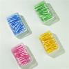 Interdental Brushes 60 Pcs/Box Toothpick Dental Interdental Brush 0.6-1.5Mm Cleaning Between Teeth I Shape Tooth Floss(Orange) view 2
