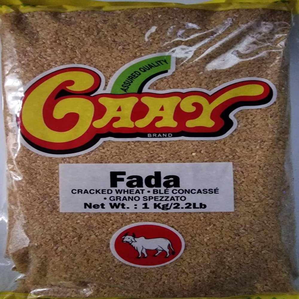 Gaay Fada Lapsi 1kg Broken Wheat (Dalia) for Sweet Lapsi, Porridge & Traditional Recipes | Coarse Cracked Wheat | Vegetarian Pantry Staple (Pack of 1)