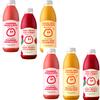 Strawberries, Bananas & Apples,Mangoes, Passion Fruits and Apples Smothie,Cherry, Beetroot, Apple & Spinach Smothie 750ml - Mixed Flavours of Smothie Drinks (6 x Mixed Smoothie Drink)