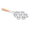 PUSOKEI Egg Tart Mold 7 Holes Efficient Aluminum Alloy Cake Baking Tool for Mini Tart Pudding Easy for Home Baking view 1