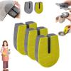U Shaped Double Sided Sponge Scrubber, Reusable Dishwashing Sponges, Groove Design Multi-Purpose Dish Sponges, for Cups, Knife, Pots and Pans Cleaning (3PCS) view 1