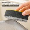 U Shaped Double Sided Sponge Scrubber, Reusable Dishwashing Sponges, Groove Design Multi-Purpose Dish Sponges, for Cups, Knife, Pots and Pans Cleaning (3PCS) view 2