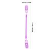 RUNROTOO 6pcs DIY Anti-Lost Hat Strap Clips with PC Material, Windproof and Sand Protection, Unique Purple Design for Outdoor Hiking and Running Activities view 2