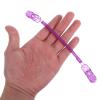 RUNROTOO 6pcs DIY Anti-Lost Hat Strap Clips with PC Material, Windproof and Sand Protection, Unique Purple Design for Outdoor Hiking and Running Activities view 4