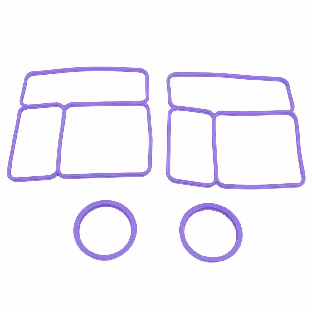 Gsycle 2 Pack Lid Seal Gasket for Lunch Box, Silicone Leakproof Lunch Box Airtight Food Container Gasket Replacement for Lunch Box Accessories (Purple)