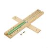 Linnkyfloa 15-minute Sauna Hourglass Timer for Steam Rooms Yoga Exercise Heat-resistant Wood Frame with Clear Glass White Sea Sand 12.6 X 3.94 X 3.15 Inches(GREEN) view 1