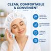 Disposable Rinse-Free Shampoo Cap with Shampoo & Conditioner | Infographic Waterless Hair Wash Cap for Elderly, Bedridden & Disabled Patients | pH Balanced, Hypoallergenic | Single Use | 1 Pack view 3