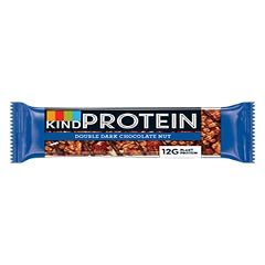 Double Chocolate Nut Protein Bar - Deep Cocoa & Healthy Fats Indulgent Snack - 12 x 50g