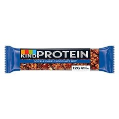 Double Chocolate Nut Protein Bar - Deep Cocoa & Healthy Fats Indulgent Snack - 12 x 50g