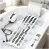 Massage Mat for Bathtub with Electric Air Pump, 6 Adjustable Settings, Anti-Slip Bubble Bath Machine, Portable Relaxation Mat for Spa Experience view 1