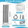 Massage Mat for Bathtub with Electric Air Pump, 6 Adjustable Settings, Anti-Slip Bubble Bath Machine, Portable Relaxation Mat for Spa Experience view 3