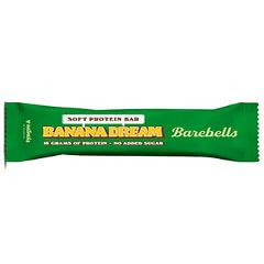 Banana Dream Soft Protein Bar - Low-Sugar Creamy Post-Workout Snack - 12 x 55g Bars