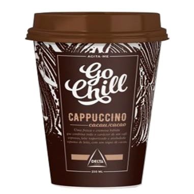 Go Chill Cappuccino Coffee Shake Drink 230ml x 10 Ready to Drink Iced Coffee Beverage Smooth Creamy Coffee Flavour for Home Work and On the Go