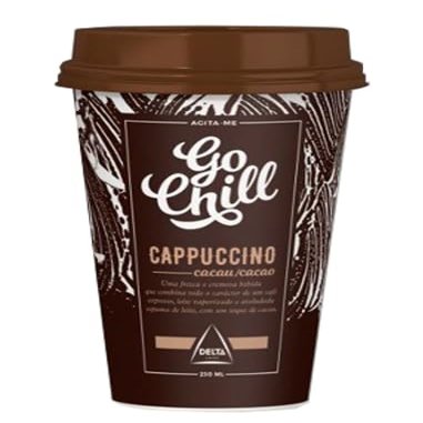 Go Chill Cappuccino Coffee Shake Drink 230ml x 10 Ready to Drink Iced Coffee Beverage Smooth Creamy Coffee Flavour for Home Work and On the Go