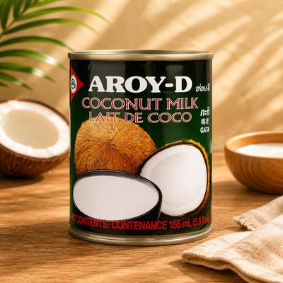 FAKHRI AROY-D Premium Coconut Milk- 165ML Rich, Creamy & Authentic Tropical Flavor