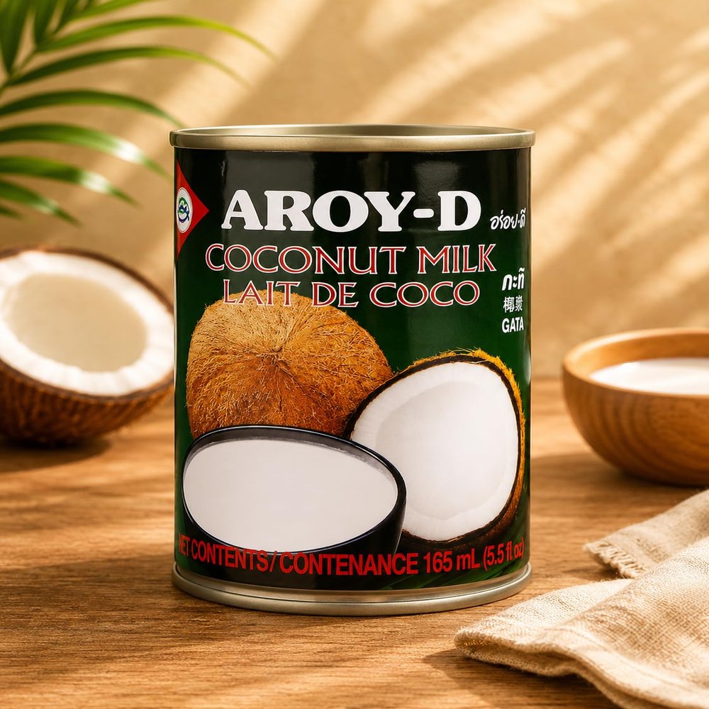 FAKHRI AROY-D Premium Coconut Milk- 165ML Rich, Creamy & Authentic Tropical Flavor