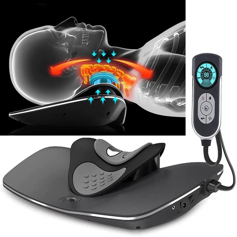 Cervical Traction Device, Soft Neck Brace for Neck Pain Relief, Headaches, Back & Shoulder Support, Effective Treatment for Cervicalgia and Discomfort