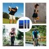 ABOOFAN Blue Ice Silk Fiber Arm Sun Protection Sleeves and Face Cover Set with Cold and Refreshing Anti-skid Features for Women and Outdoor Use view 4