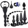 11 Black Multifunctional Couple Gifts with High Elasticity Rings, Indoor Fun Silicone Kit Suitable for Hip Exercises - Q view 1