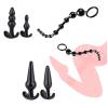 11 Black Multifunctional Couple Gifts with High Elasticity Rings, Indoor Fun Silicone Kit Suitable for Hip Exercises - Q view 2