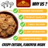 MODISON Methi Puri Indian Snacks Crispy Fenugreek Crackers 180g view 3