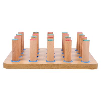 CATIEBYE Hand Therapy Pegboard Finger Strength Finger Rehabilitation and for Wooden Coordination Training, Flexibility Multiple Peg Options for Home and Rehabilitation