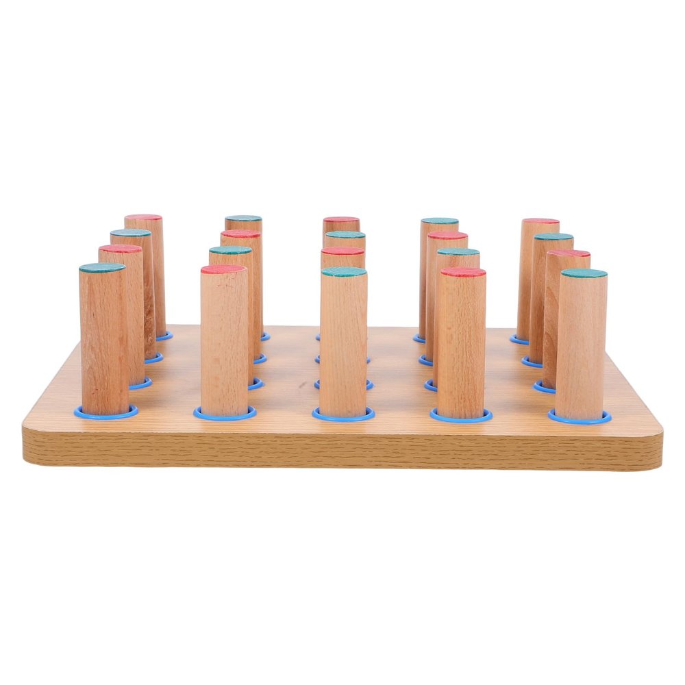 CATIEBYE Hand Therapy Pegboard Finger Strength Finger Rehabilitation and for Wooden Coordination Training, Flexibility Multiple Peg Options for Home and Rehabilitation