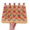 CATIEBYE Hand Therapy Pegboard Finger Strength Finger Rehabilitation and for Wooden Coordination Training, Flexibility Multiple Peg Options for Home and Rehabilitation view 4