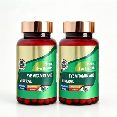 (2 Bottles) Lutein and Zeaxanthin Eye Complex with Vitamin C, E and Zinc, Daily Eye Comfort Support for Adults and Seniors
