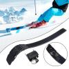 EasyByMall Inline Skate Replacement Energy Strap with Buckle, PVC Roller Shoe Laces with Mounting Screws for Men Women Kids, Black (21mm/22mm) view 2