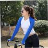 CAKEEYUM 6PCS Anti UV Cooling Arm Sleeves to Cover Arms Different Colour with Finger Hole for Outdoor Activity Sun Protection Clothing view 3