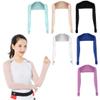 CAKEEYUM 6PCS Anti UV Cooling Arm Sleeves to Cover Arms Different Colour with Finger Hole for Outdoor Activity Sun Protection Clothing view 4