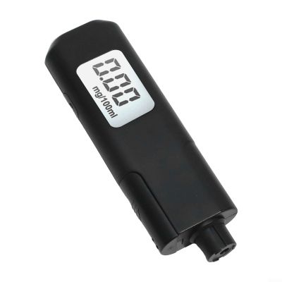 Compact Breathalyzer Tester Having Lcd Display 0.0000.199 Bac Range Abs Body for Road Safety Drunk Driving Prevention Uk Compliant