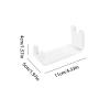 Men Shaving Holder Countertop Acrylic Shaving Storage view 4