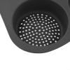 Silicone Hamburger Bun 6-Cavity Non- Baking Tray for Homemade Burger Buns Flexible Dishwasher-Safe 34. X 23. X 4 Centimeter Grey view 3