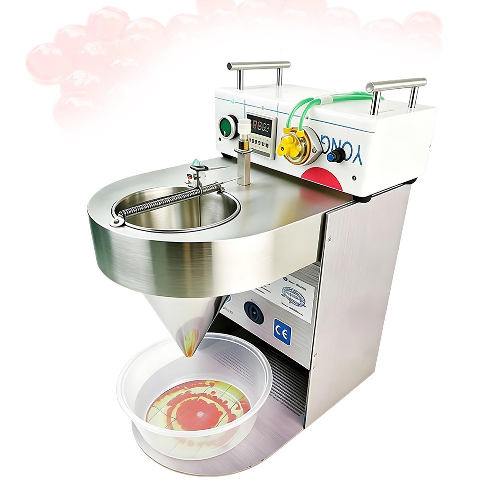 Heavy Duty Automatic Bursting Pearl Maker-Precise Dropping-Electric Juice Ball Forming Tool,Commercial Popping Boba Making Machine with Button Controller for Food Service