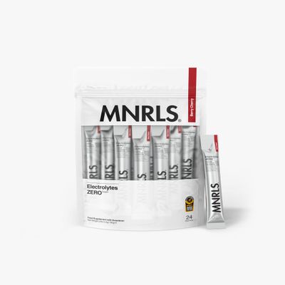 MNRLS Electrolytes ZERO - Berry Cherry | Zero Sugar | 24 stick pack